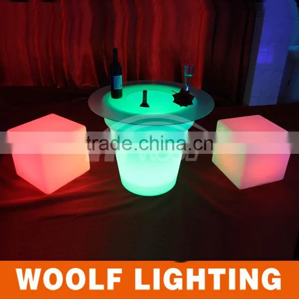 Swimming Pool Illuminated Plastic LED Large Flower Pot photo-4