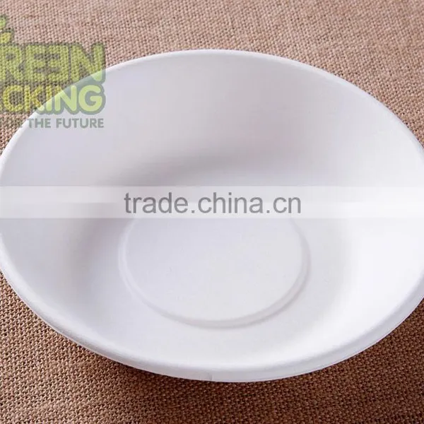 7inch Disposable Sugarcane Shallow Bowls 190x40 L006 photo-3