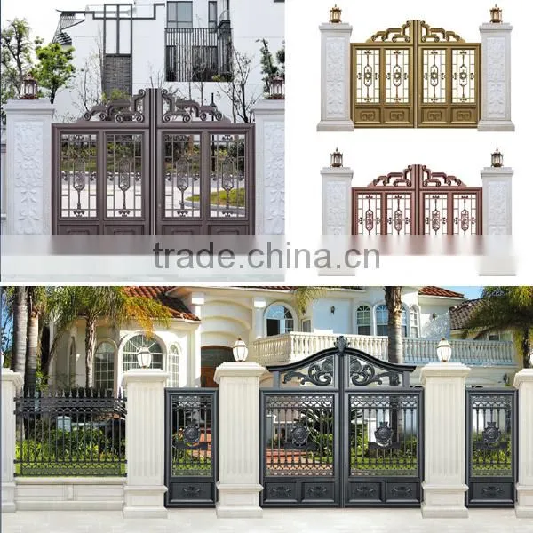 Home&Garden Main Gate Designs Modern Aluminum Garden Gate photo-6