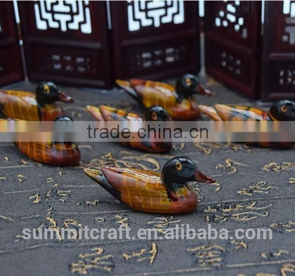 Resin Traditional Chinse Mandarin Duck Figurine photo-5
