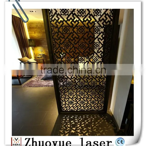 Custom Made Laser Cut Metal Partition Room Divider Screen photo-2