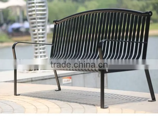 Public Park Metal Outdoor Bench for Street photo-6