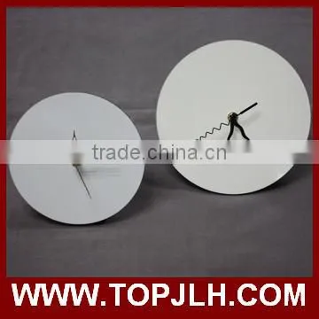 2017 Hot Sell TOPJLH Mini Wood Frame Sublimation Wall Clocks photo-2