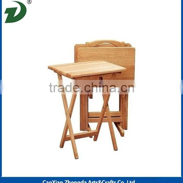 Essential Home Use Furniture Wood Folding Outdoor Table photo-3