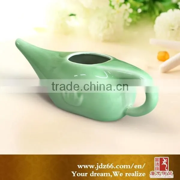 Popular Sale High Quality Hand Painted Ceramic Yuga Neti Pot for Meditation photo-3