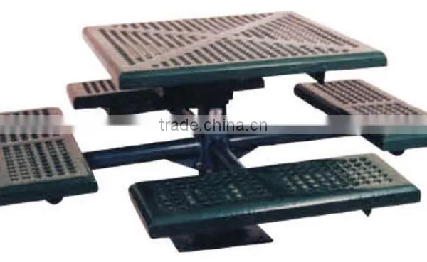 (HD-19502) Restaurant Table and Bench Picnic Table and Chairs photo-2