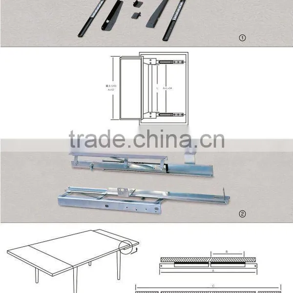 High Quality Full Extension Ball Metal Bearing Drawer Slide for Furniture Drawers