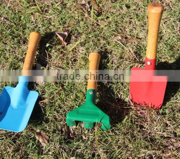 Welcome BADI Wooden Handle Mini Kids Garden Tool Set photo-4