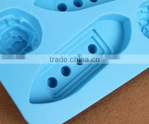 Funny LFGB Grade Titanic Ship Shaped Silicon Ice Tray photo-2