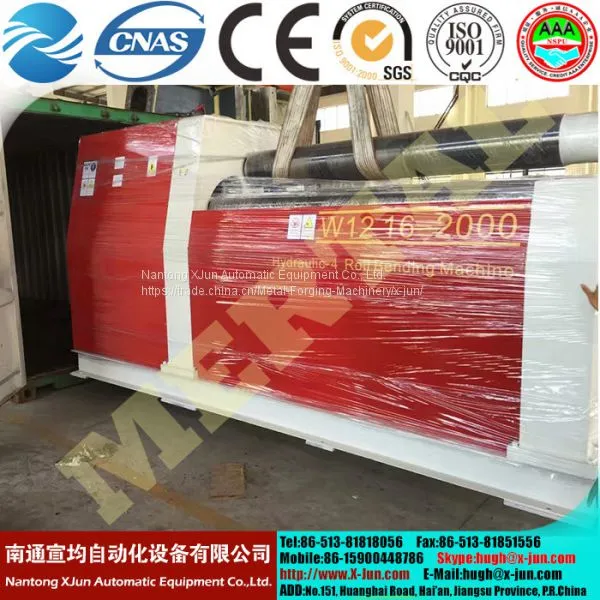 CE Cert Hydraulic Plate Rolling Machine 4 Roller CNC Steel Plate Rolling Machine photo-5