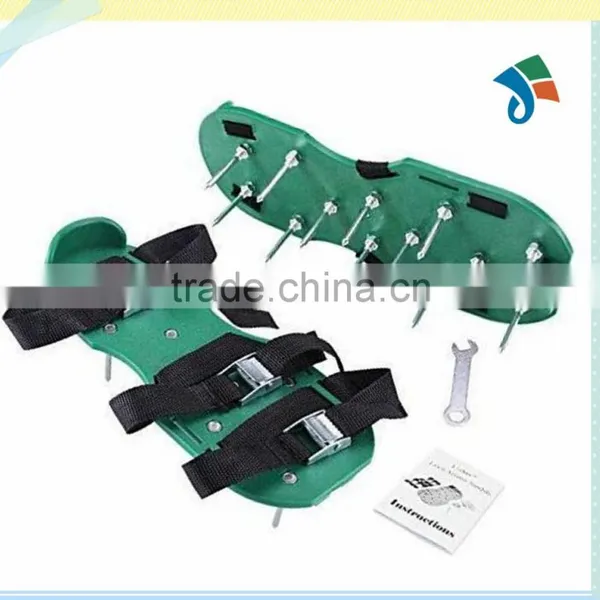 Lawn Aerator Sandals / Aerating Spikes Heavy Duty Spiked Shoes 3 Straps With Zinc Alloy Metal Buckles and Nails for Lawn Care photo-3