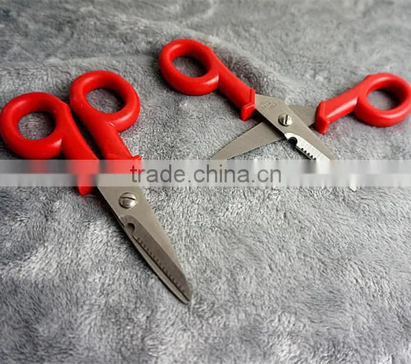 61100 Electrical Scissors,Fiber Optic Shears Wire Cable Cutter Scissors photo-5