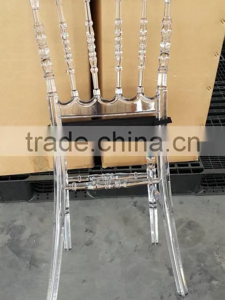 Wholesale High Quality Wedding Acrylic Chairs Transparent Napoleon Chairs photo-3