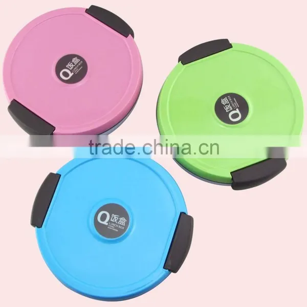 Factory Direct Sale Round Plastic Bento Lunch Box photo-2