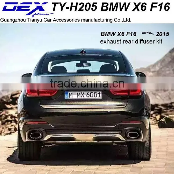 Auto Part Suv Exhaust Rear Diffuser Kit for BM---W X6 F16 photo-6