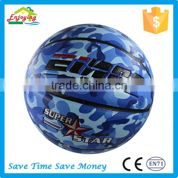 New Model Camouflage Pattern Basketball, pu Leather Size 7 6 5 3 1 Basketball photo-3