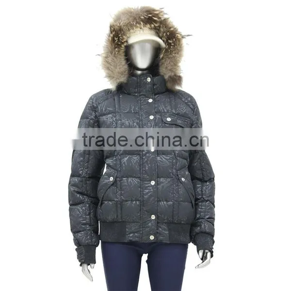 ALIKE Pink Duck Down Coat