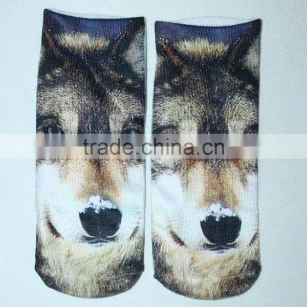 Lady Ankle Sublimation Socks With Photo Screen Printing photo-5