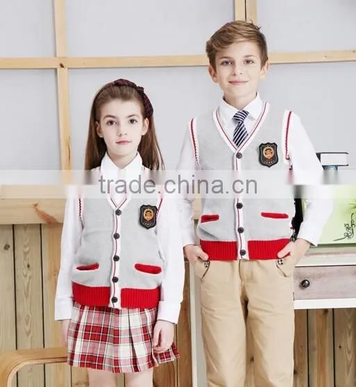 Custom Oem Wholesale Baby Kids School Uniform Sweater photo-2