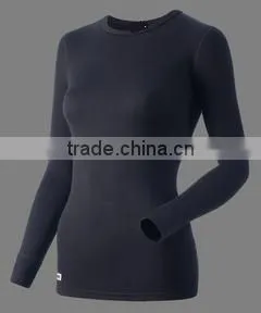 Coffee Charcoal Thermal Underwear Women Long Johns photo-2