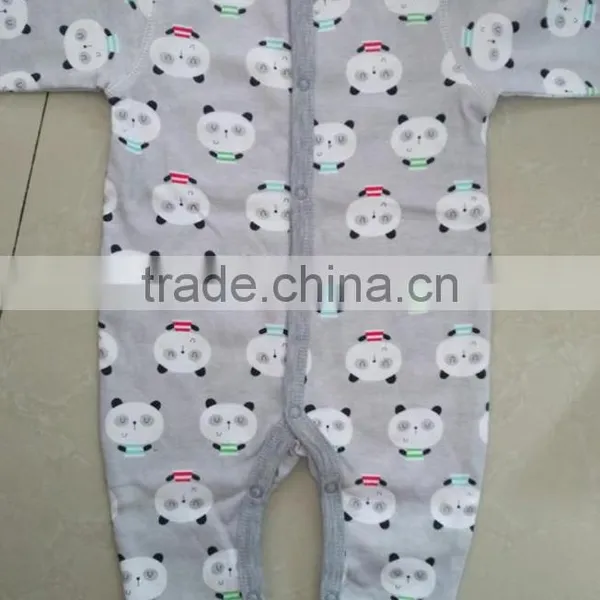 New Model Long Sleeve Organic Cotton Baby Rompers Wholesale Baby Clothes photo-4