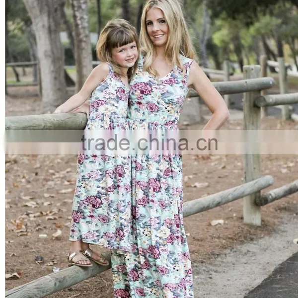 Mommy and Daughter Dress Family Set Clothes Family Matching Clothes Hot Sale photo-3