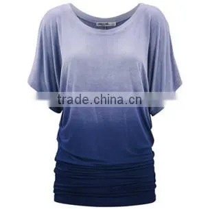 Autumn Europe and the United States Foreign Trade Easy Leakage Shoulder Lady T-shirt With Short Sleeves photo-6
