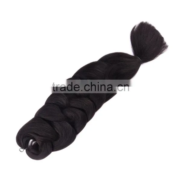 2016 Wholesale Cheap Colored Synthetic Braiding Hair, Jumbo Braiding Synthetic Hair, 165g Synthetic Crochet Braid Hair photo-3