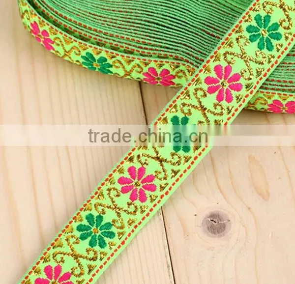 Factory Directly Sale Polyester Jacquard/ethnic/embroidery Ribbon for Garments photo-3
