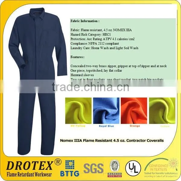 Light Weight Fireproof Material for Fireman / 150gsm Inherent Fireproof Textile photo-4