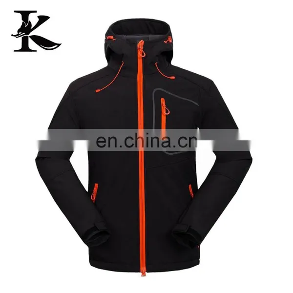 High Quality Waterproof Softshell Jacket for Men Outdoor Printed Clothing photo-2