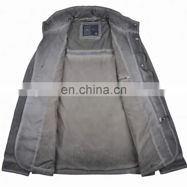 2015 Last Fashion Mens Spring Fit Handsome Fashion Leather Jacket photo-2
