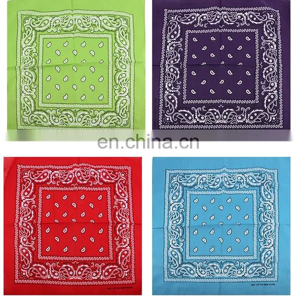 22 Colors Available Men and Women Cotton Cheap Cycling Bandana photo-2