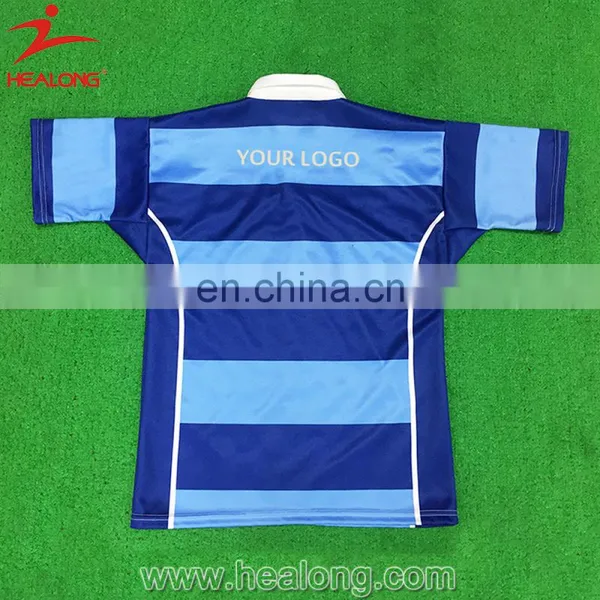 Healong Digital Print Low Price 5Xl Rugby Shirts photo-2