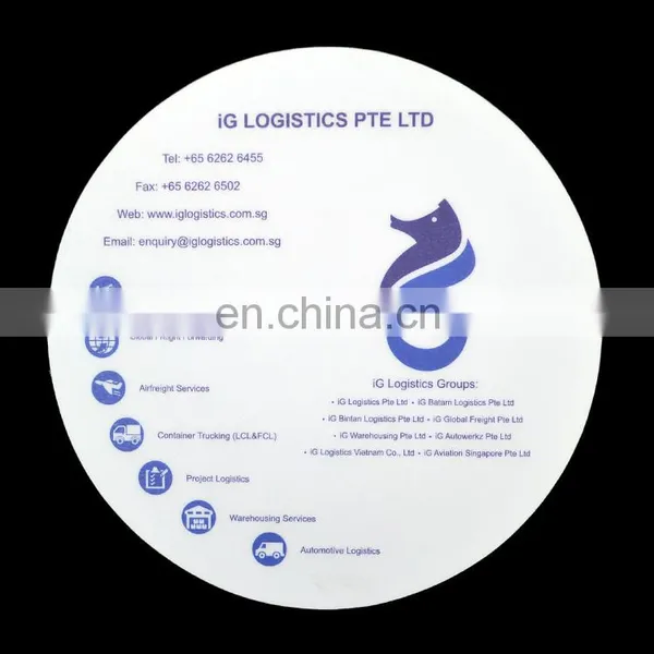 Round Custom Adhesive Mouse Pad photo-3