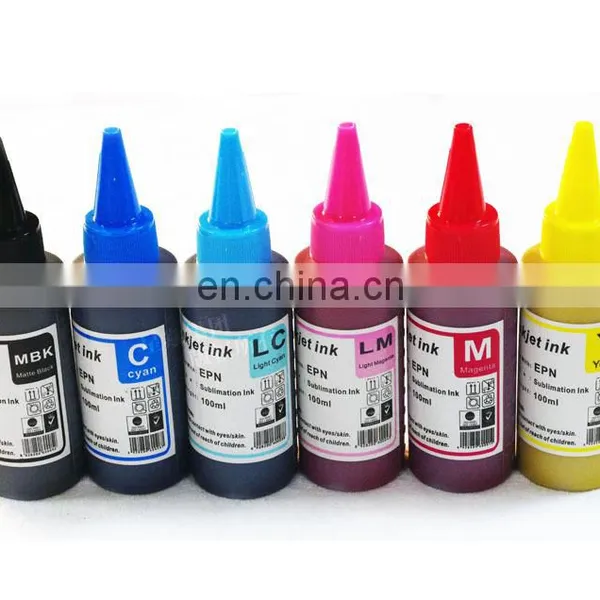 100ml 6colors Sublimation Ink Sublimation Ink for Epson Printer Thermal Transfer Ink