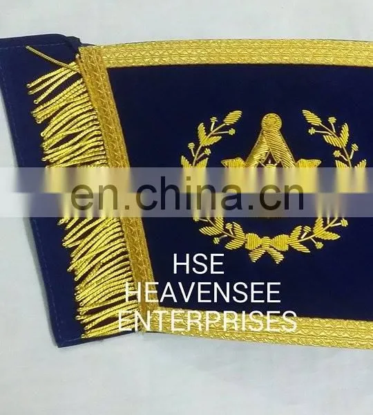 MASONIC REGALIA GRAND LODGE PAST MASTER CUFF'S BLUE photo-4
