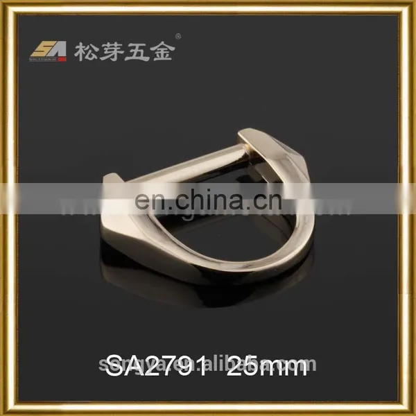 Custom Leather Handbag Metal Hardware Accessories Metal Ring Buckle, Plated Custom Metal D Ring photo-2