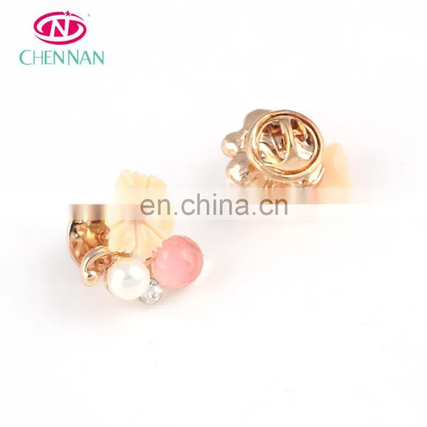 Flower Rhinestone Pins Crystal Decorative Buttons Costume Sewing Accessories Buttons photo-2