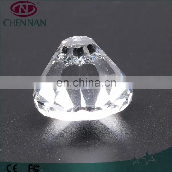 Faceted Clear Crystal Chandelier Ball Beads Crystal Ball Pendants photo-3