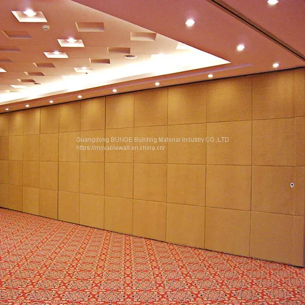 Fabric Soundproof Aluminum Track Channel Folding Movable Operable Partition Walls photo-4