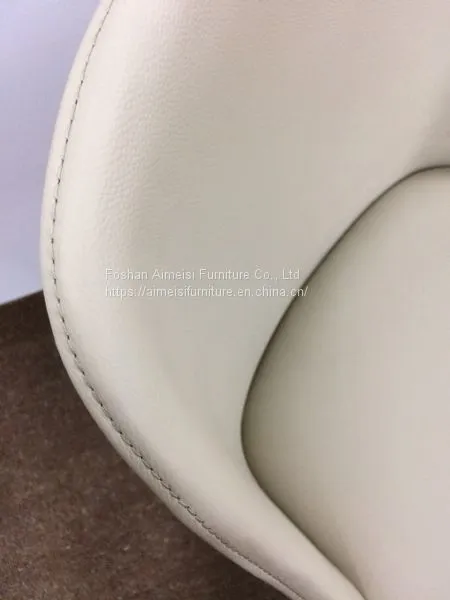 Modern Ash Solid Wood Dining Chair With Velvet Fabric Cushion photo-3