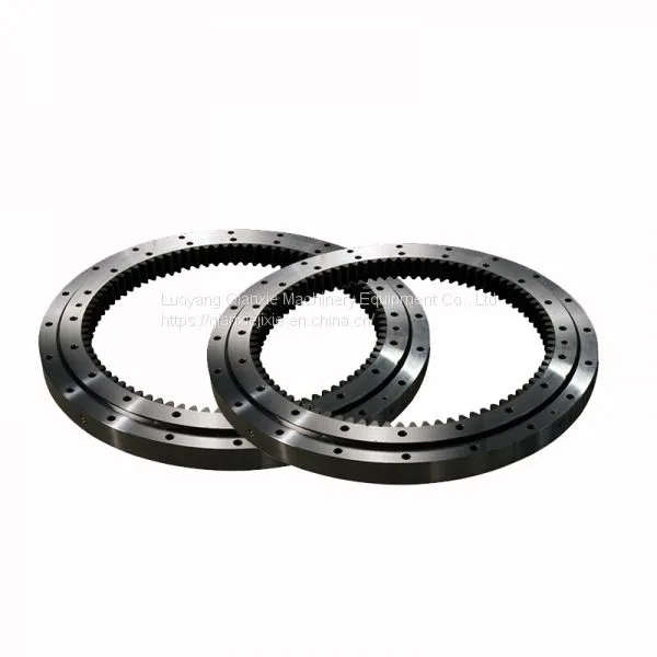 VU140179 Turntable Bearing 124.5x234x35mm Slewing Ring Bearing Four Point Contact Ball Bearing Internal Gear Teeth