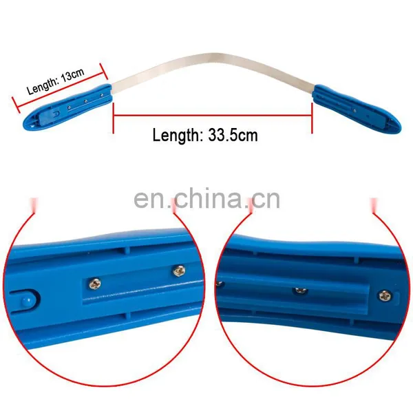 Wholesale Manufacturer Dual Purpose Blade Stainless Steel Teeth Blue Dog Pet Hair Remover photo-5