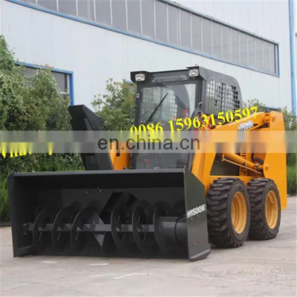 Utility HY700 Wheel Skid Steer Loader With 4 in 1 Bucket photo-5