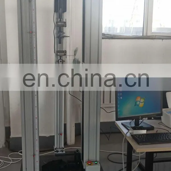 ASTMD 412 Big Stroke Extensometer Plastic Sheet Tensile Testing Machine photo-4