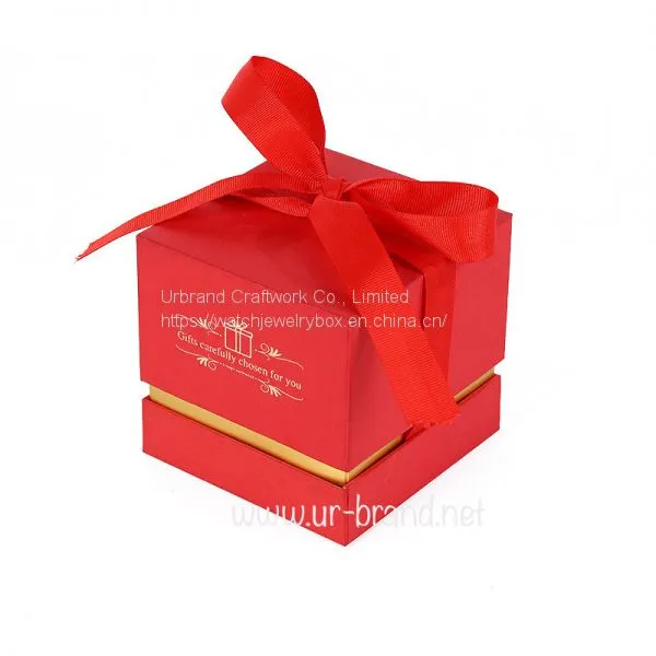 Custom Large Luxury Sets Ribbon Paper Packaging Gift Box Square Box Gift Box photo-3