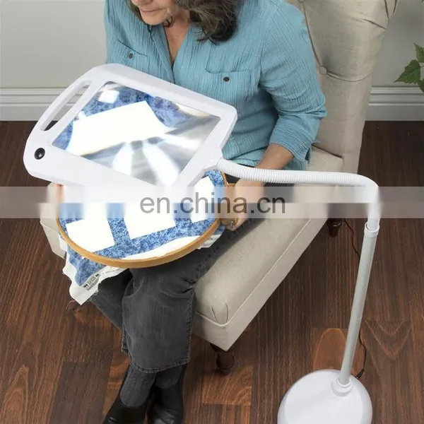 Adjustable Plastic Stand Magnify Lamp Led photo-5