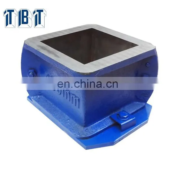 T-BOTA Concrete Plastic Two Part 150mm Single Cube Mould photo-2