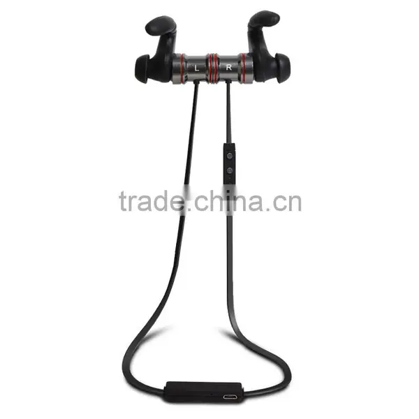Durable Aluminium Wireless Bluetooth Sport Earphone Newest Top Bluetooth Chip photo-3